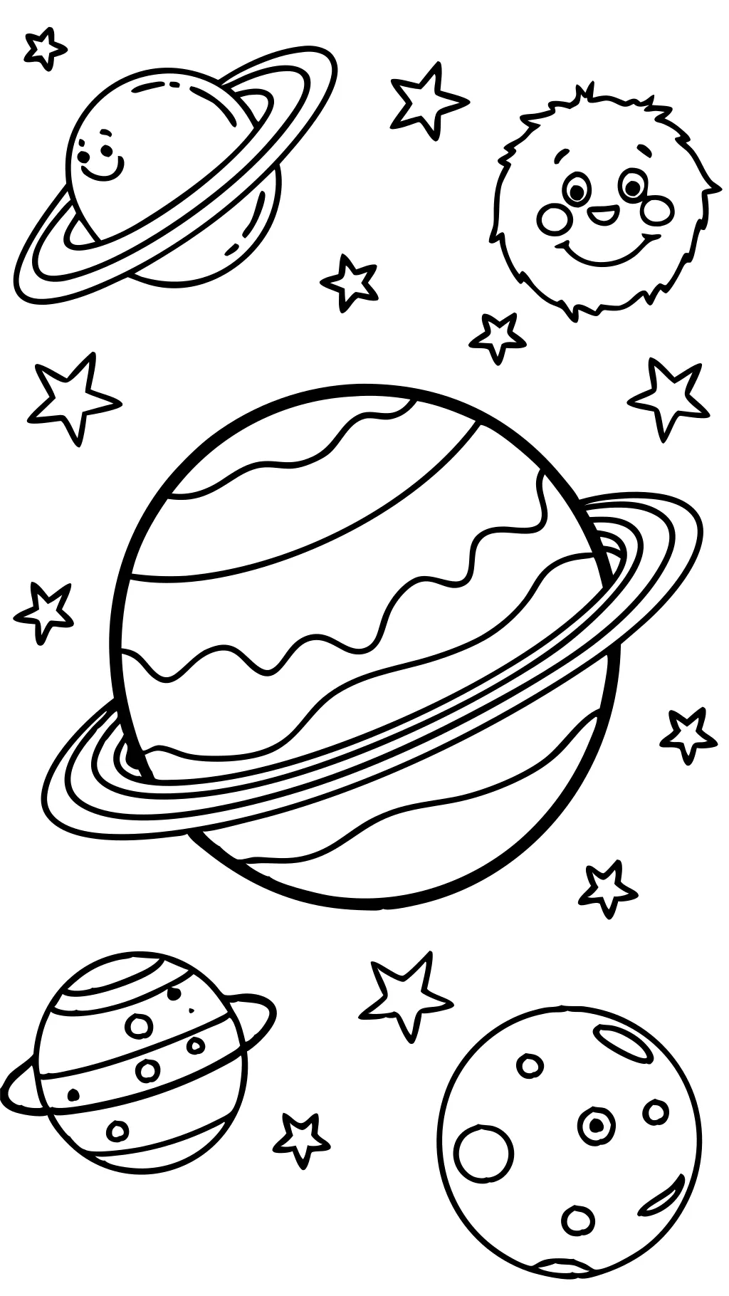 printable coloring pages solar system